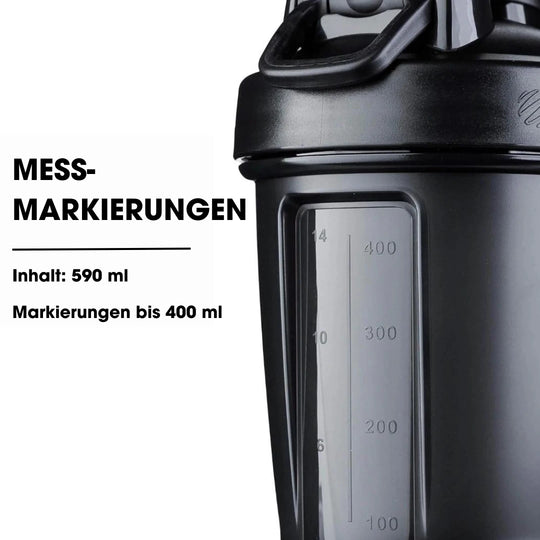 BlenderBottle Classic Shaker V2 mit Markierungen bis 400ml