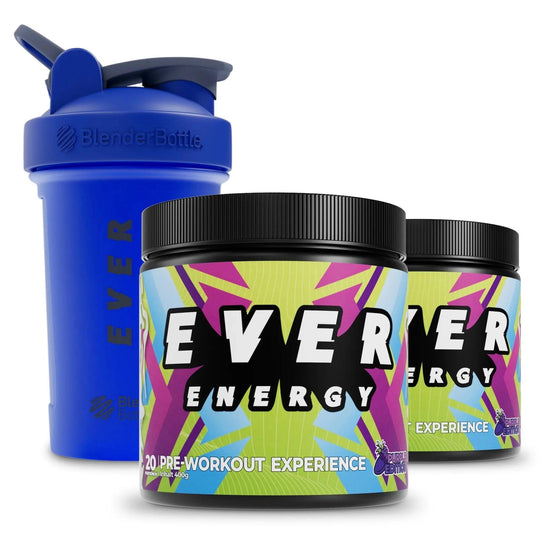 Zwei Pre Workout plus Shaker Blau 