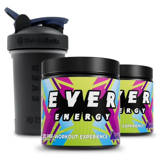 Zwei Pre Workout plus Shaker Schwarz 